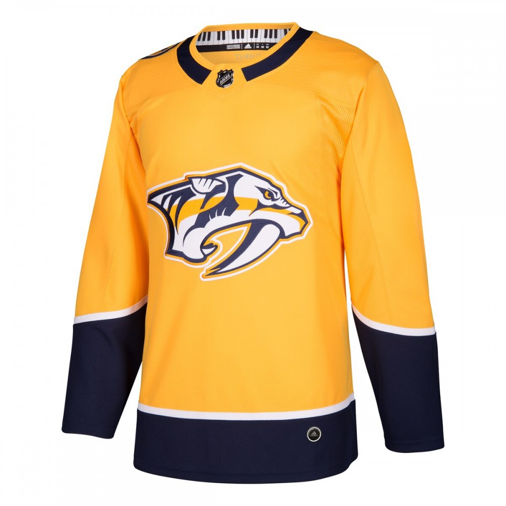 Nashville Predators adidas Home Authentic Blank Jersey - Gold-Pro Kit Vault | Brand New 26/27 Sports Jerseys